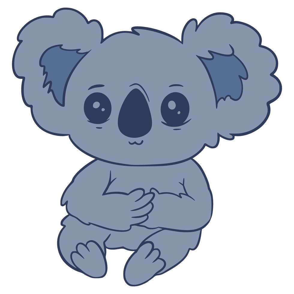 Koala illustration cartoon cute vector