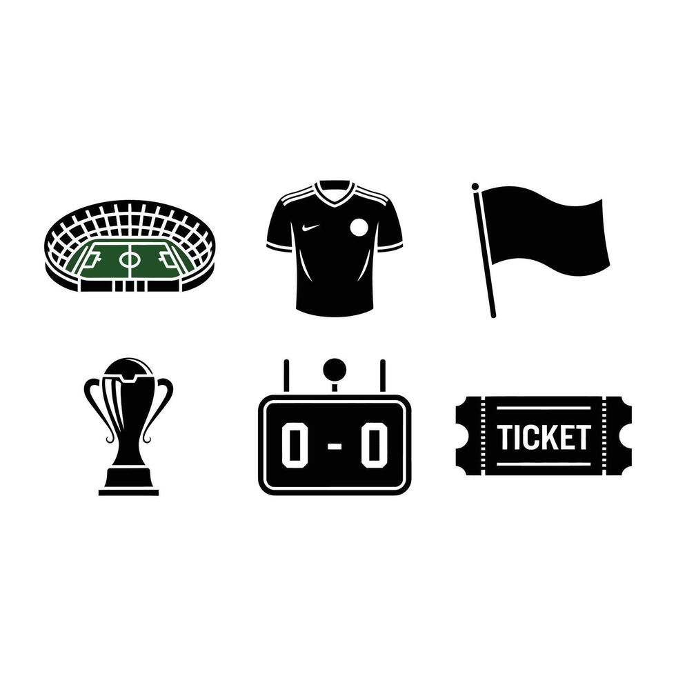 Football Graphics for Event Promotion vector
