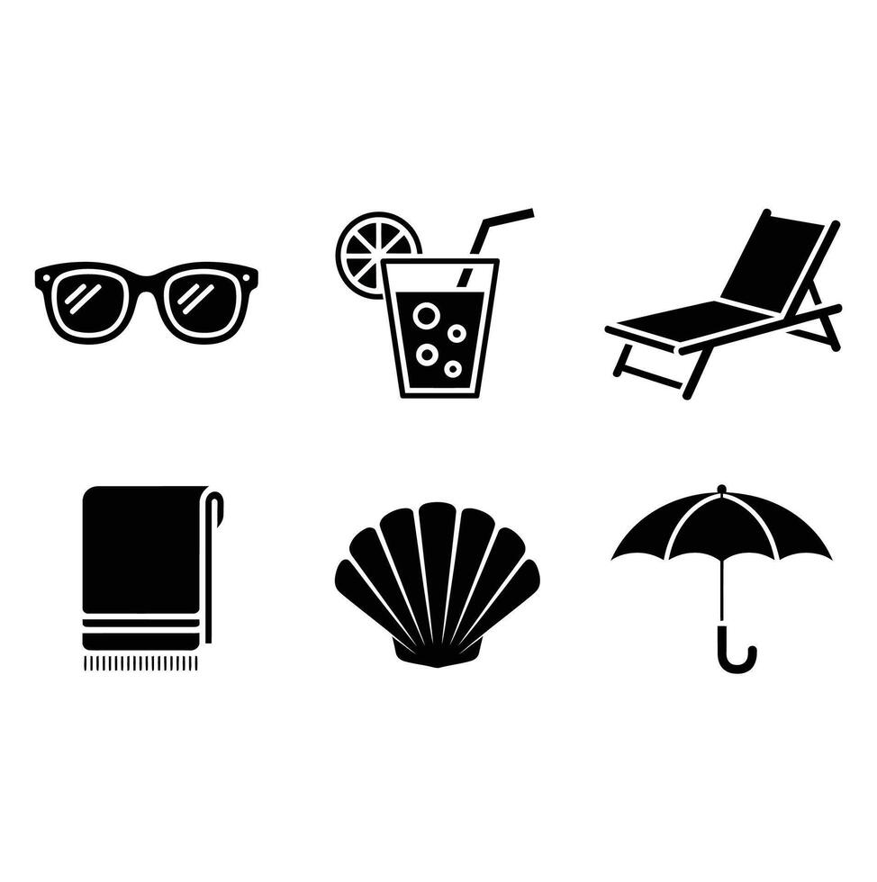 minimal beach sunset a graphic vector