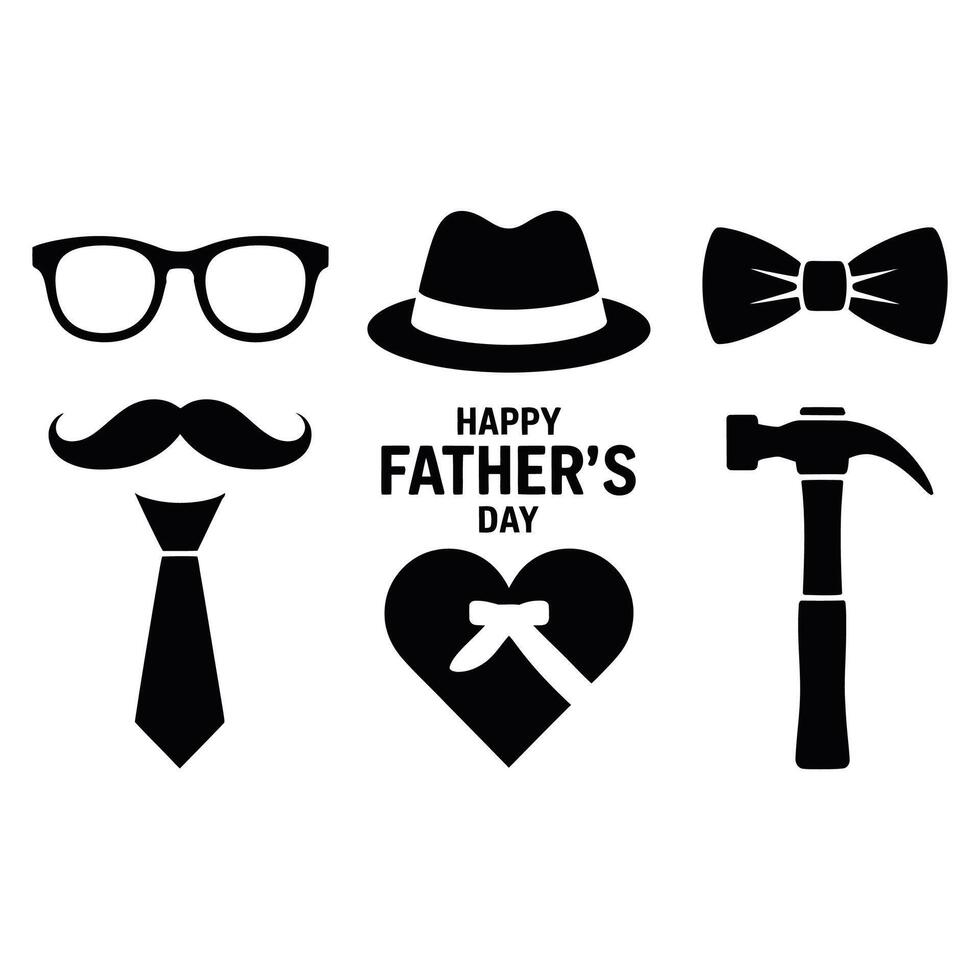 Fathers Day for honoring dad and father figures vector