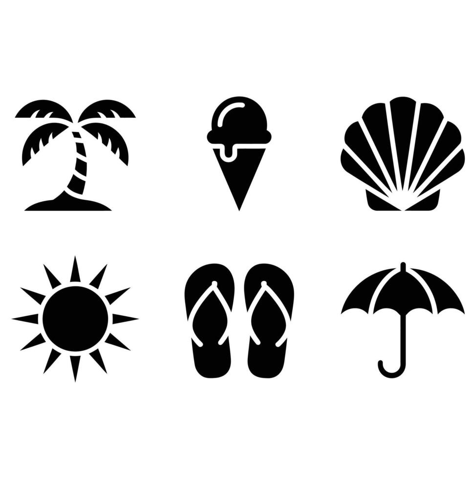 coastal paradise beach design vector