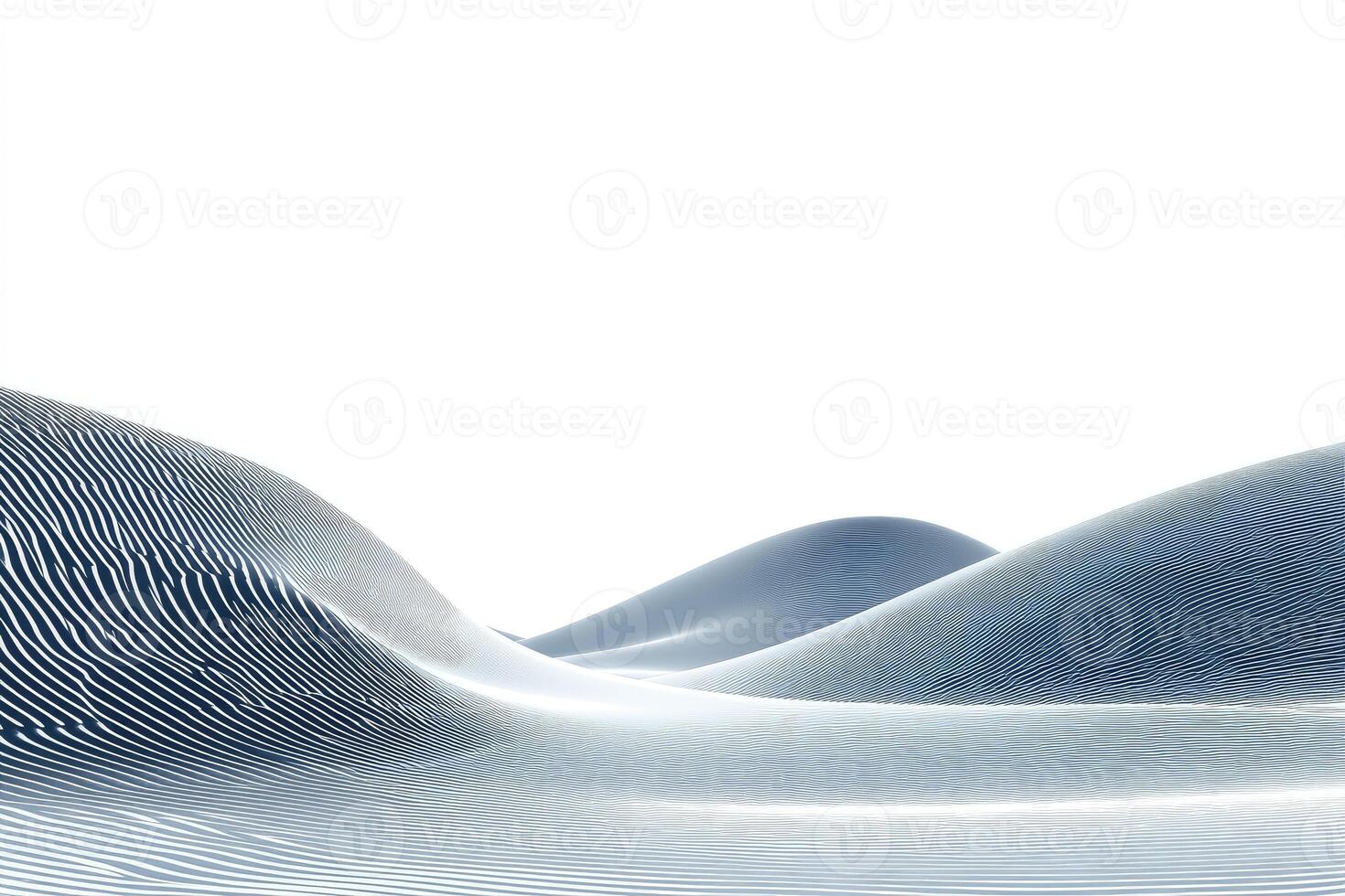 A blue wave pattern on a white background photo