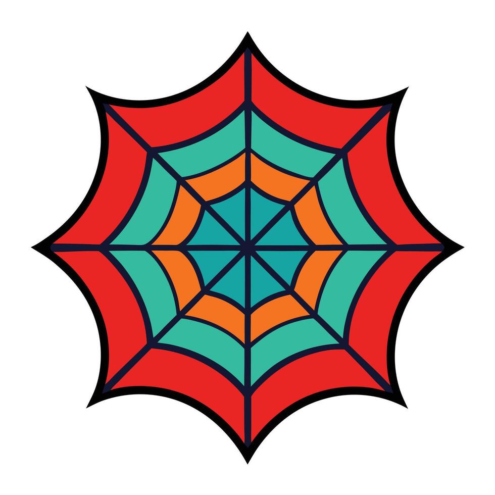 spider web illustration vector