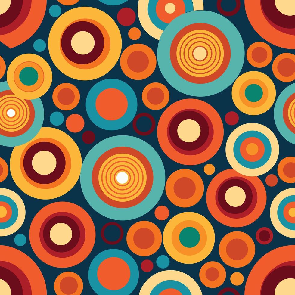 seamless pattern with circles. vector