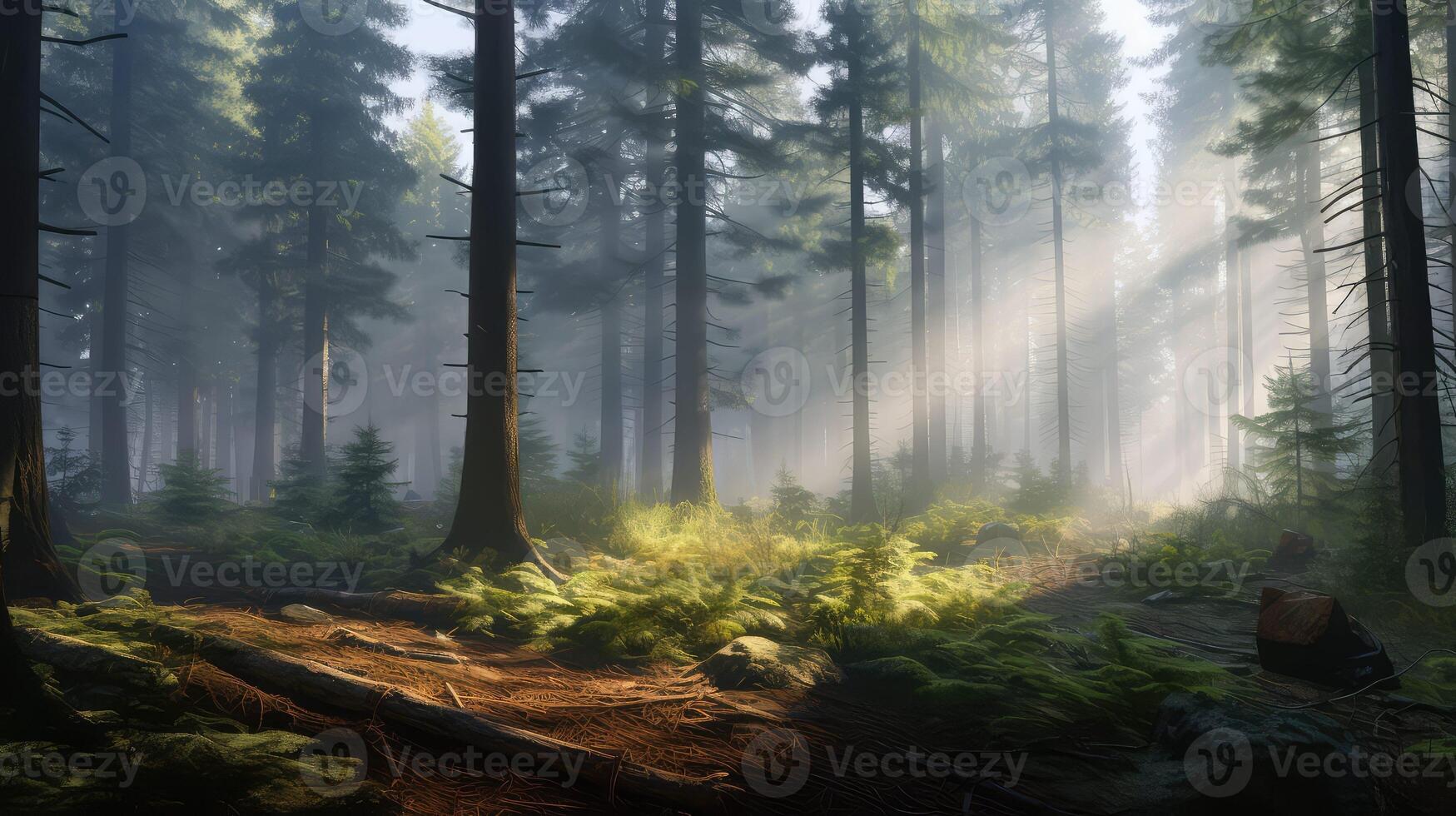 pine realistic tree photo