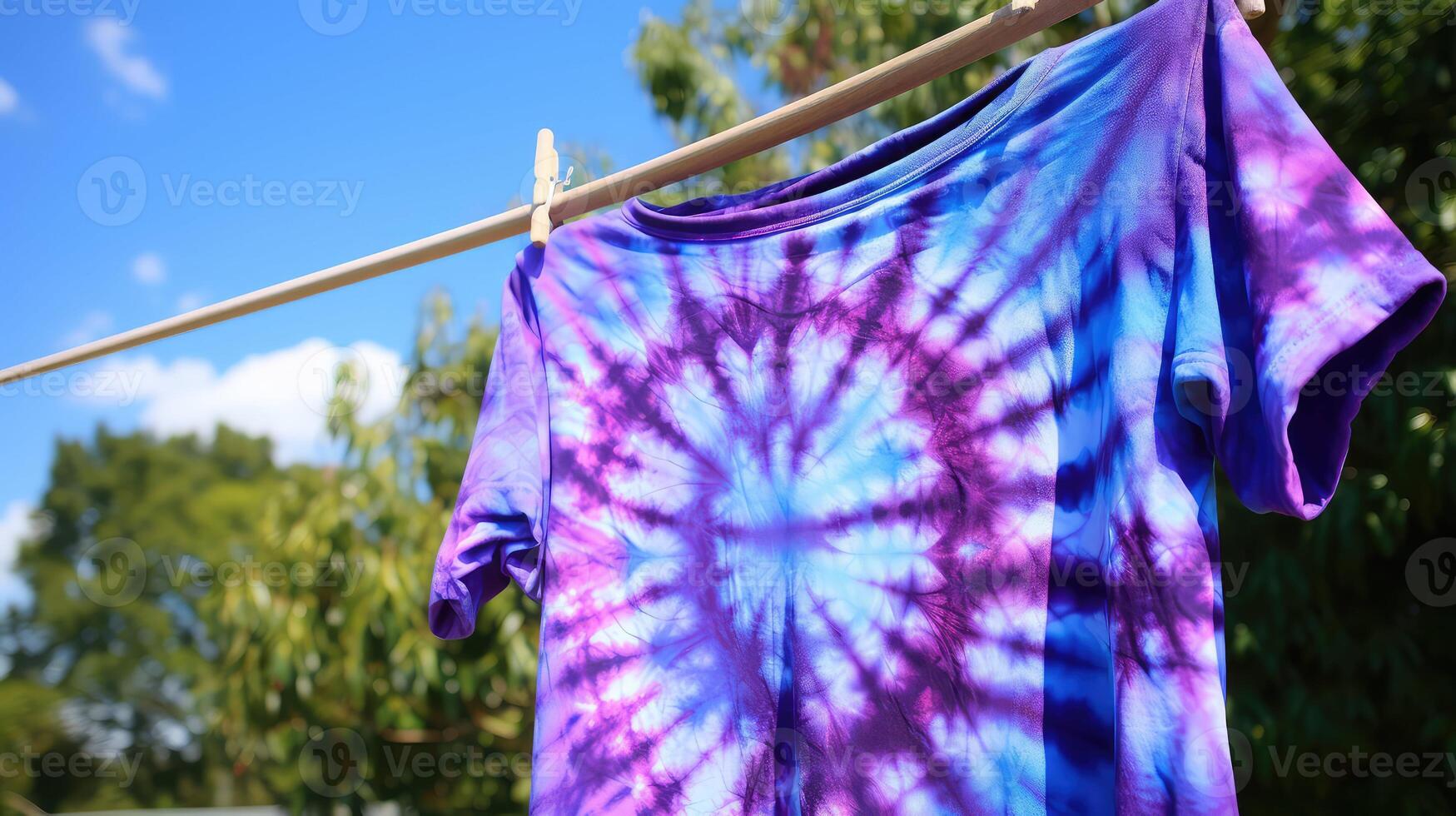 spiral purple tie dye photo