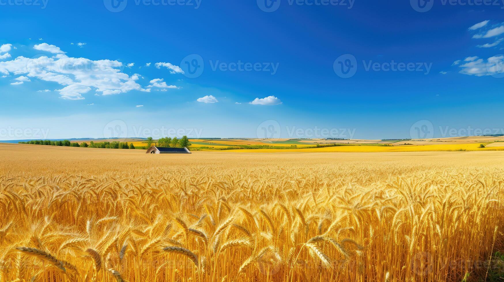 landscape agriculture summer photo