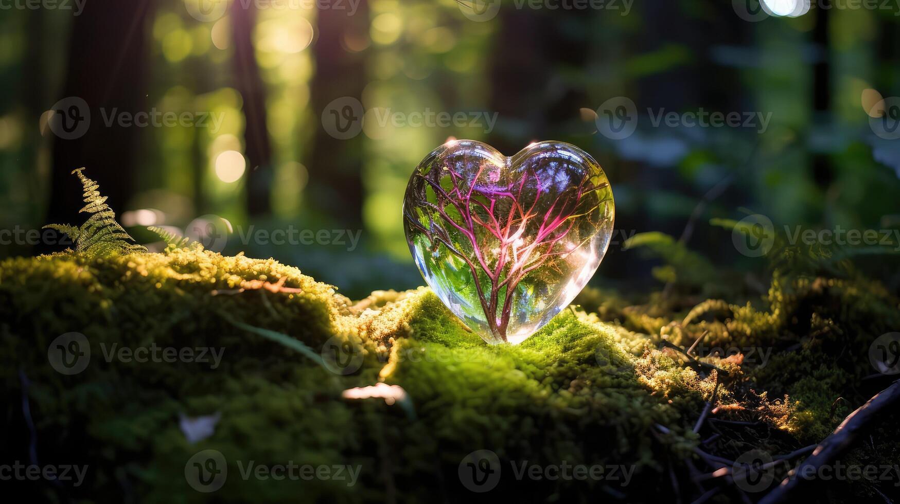 hephotograph glass hearts photo