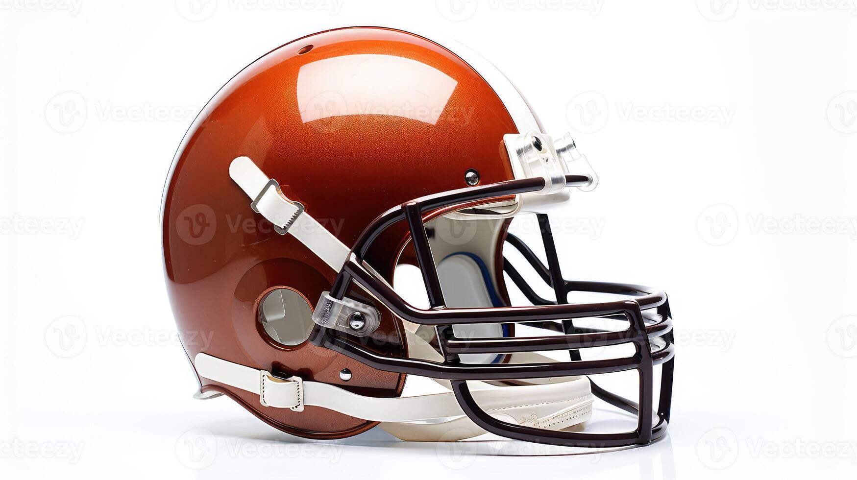 leather american football white background photo