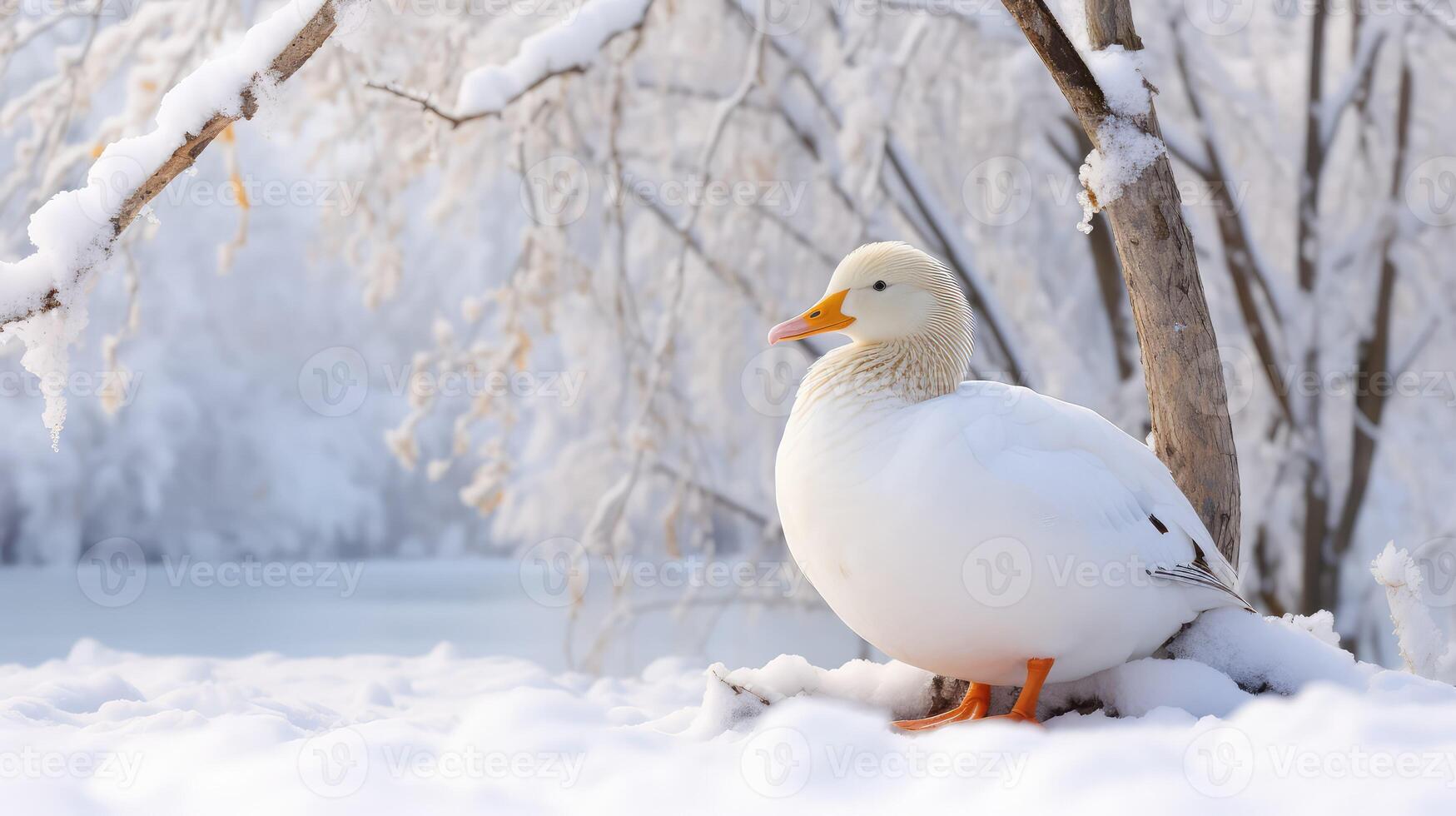 snow white duck photo