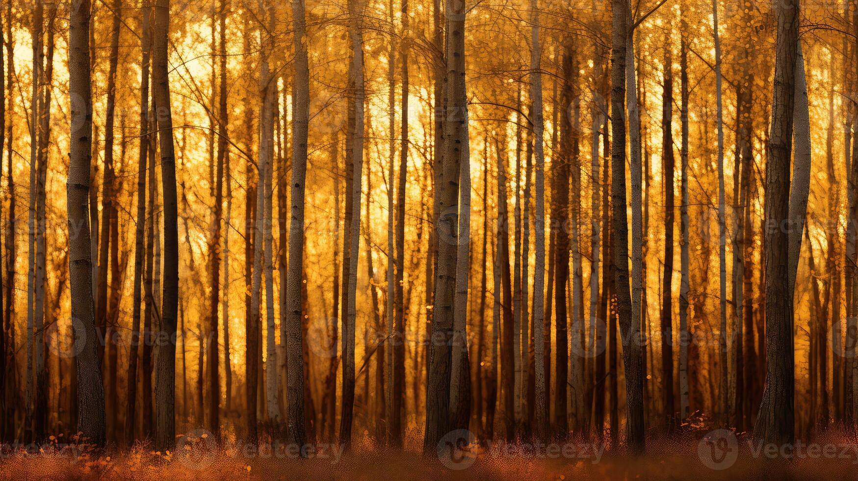 forest wood texture gold photo