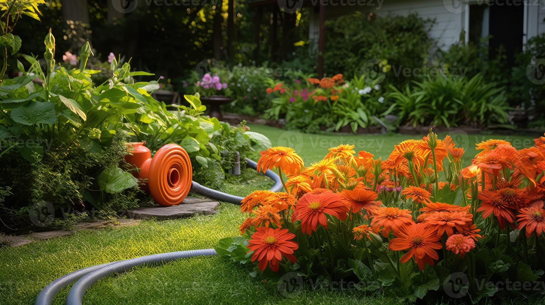 light orange hose photo