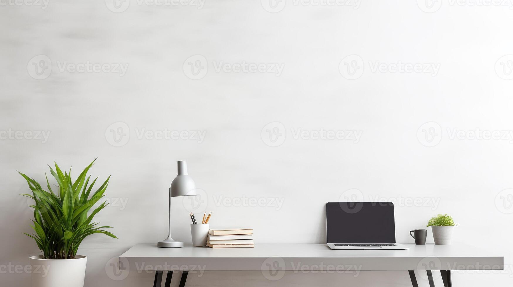 sleek gray table photo