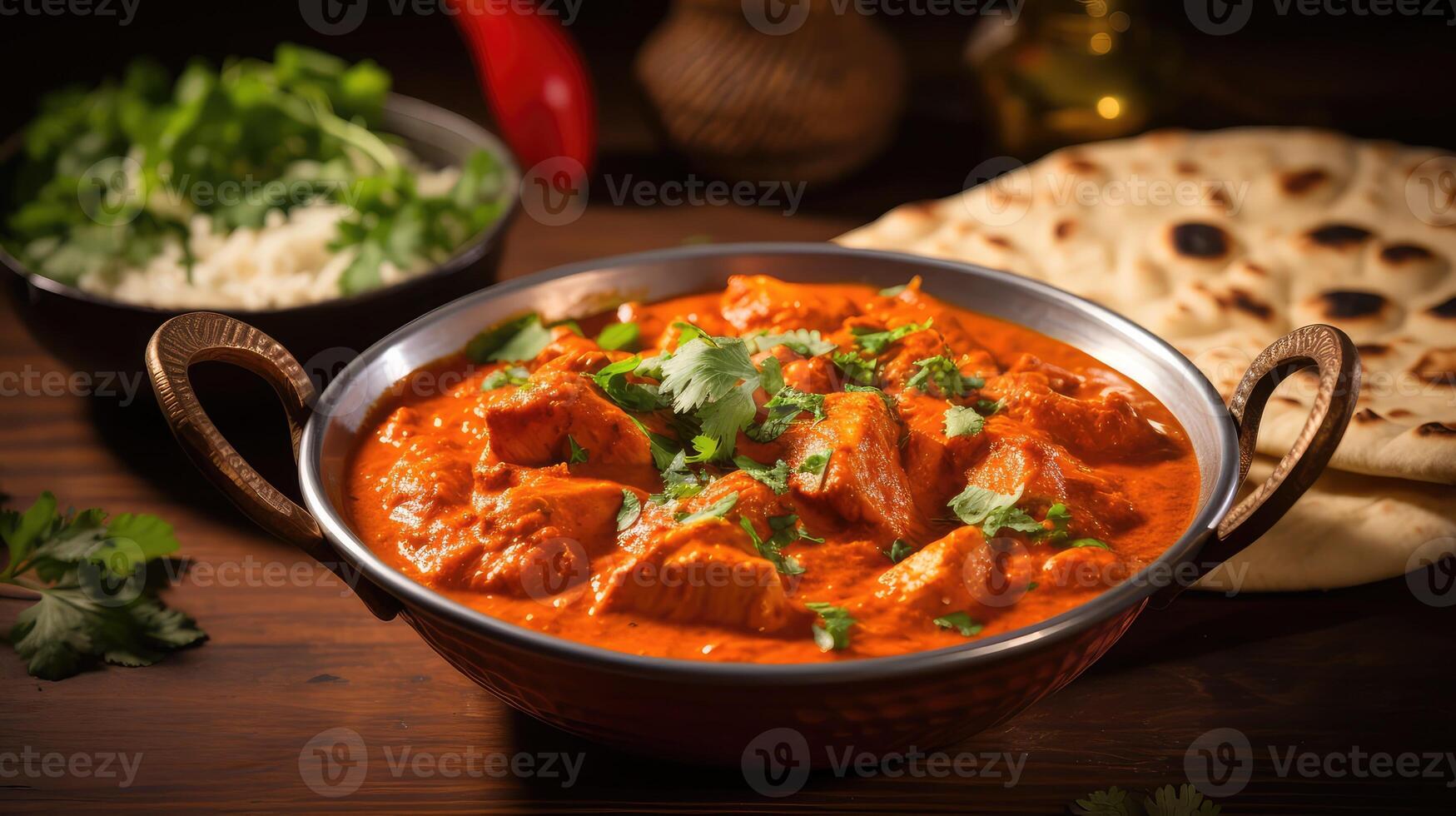 flavor spicy indian food background photo
