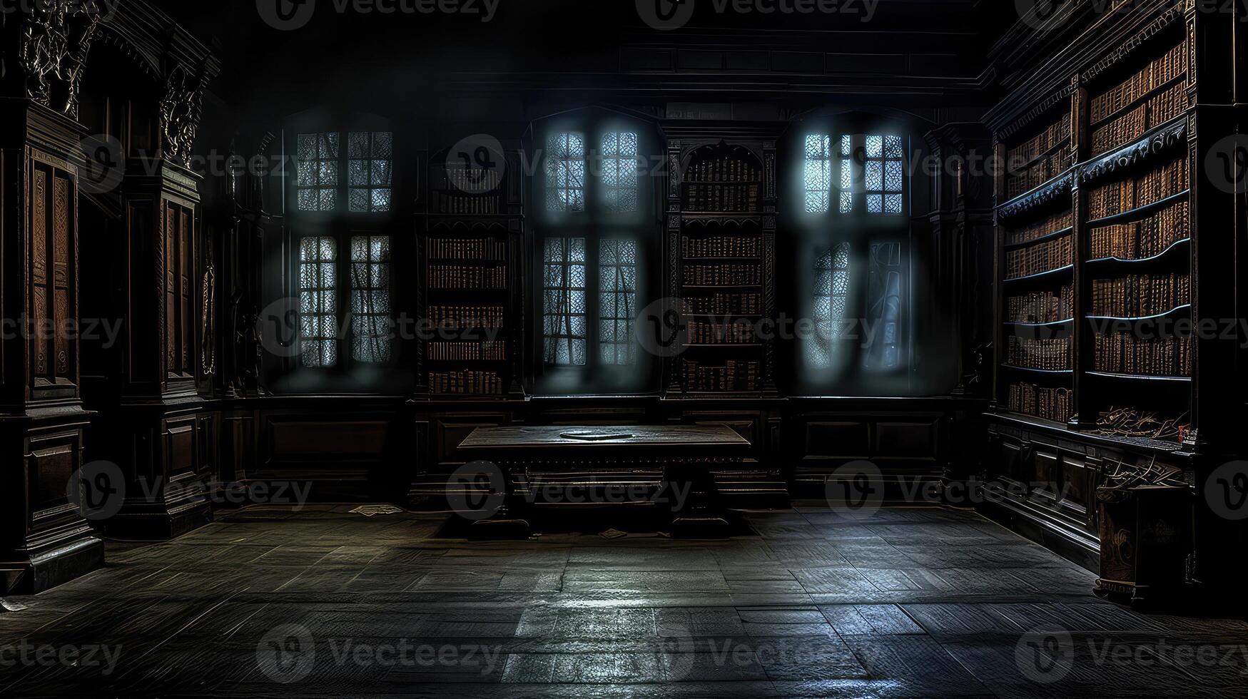 forgotten empty dark room photo