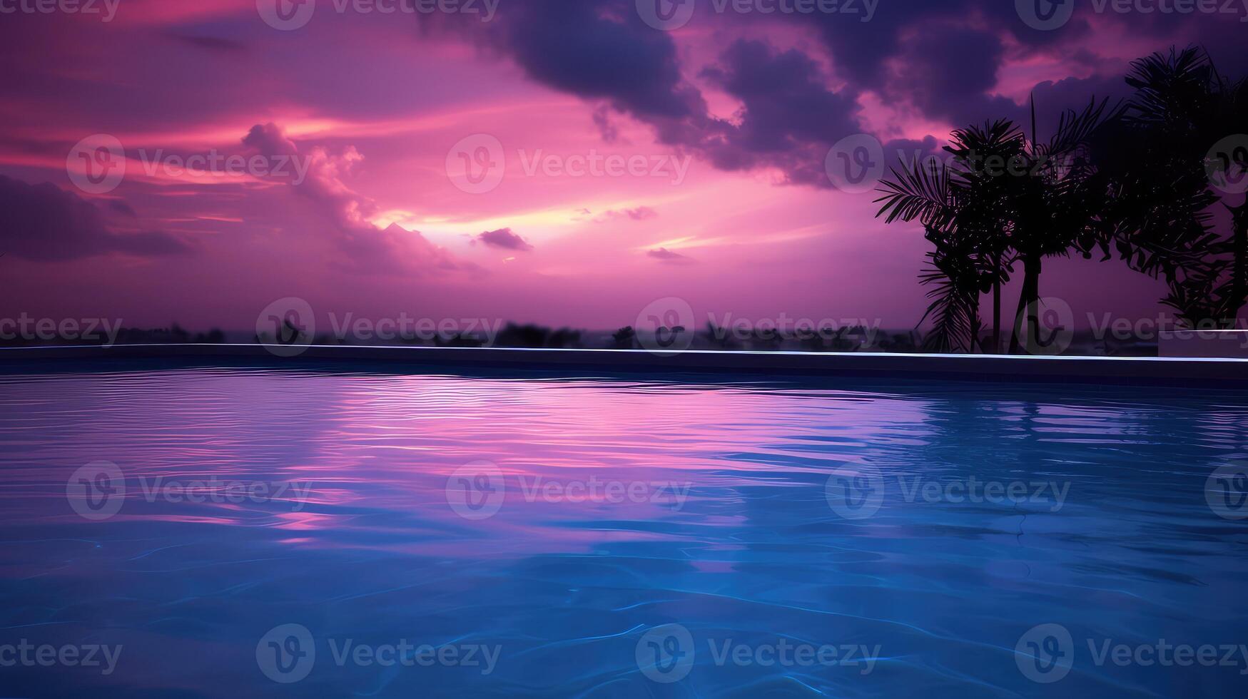 glow pool water background photo