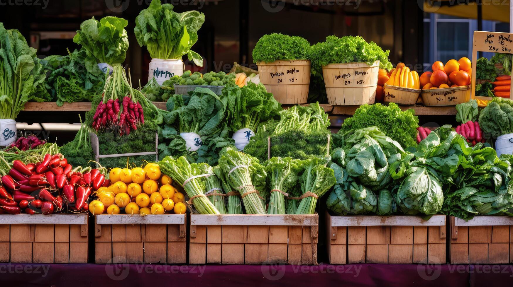 market vegetable healthy food background photo