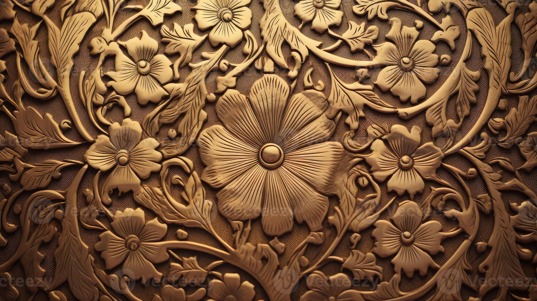 floral metal plate photo