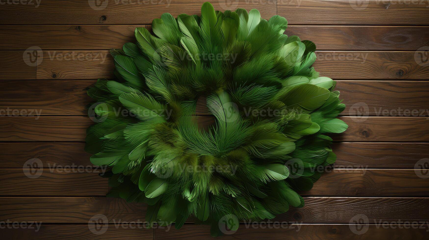photograph green feather photo