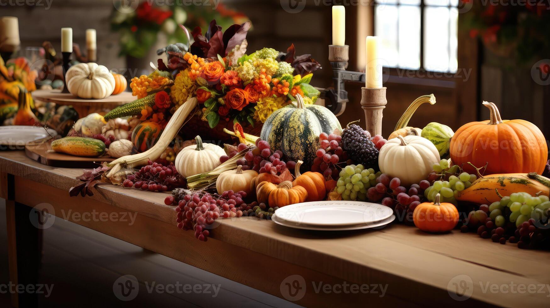 elegance thanksgiving dining table photo