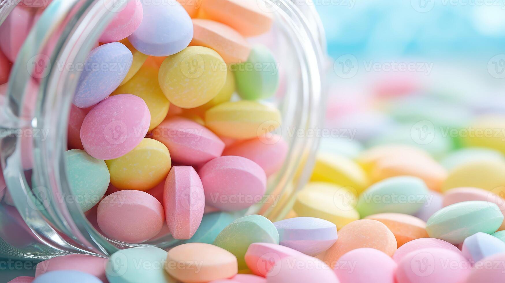 glass pastel candy photo