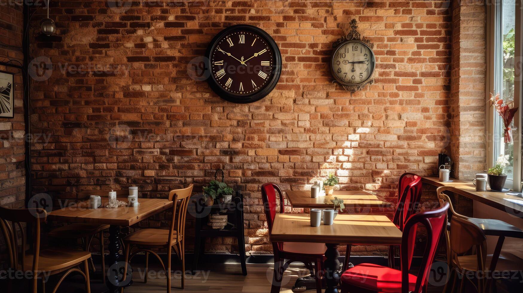 interior inside brick wall photo