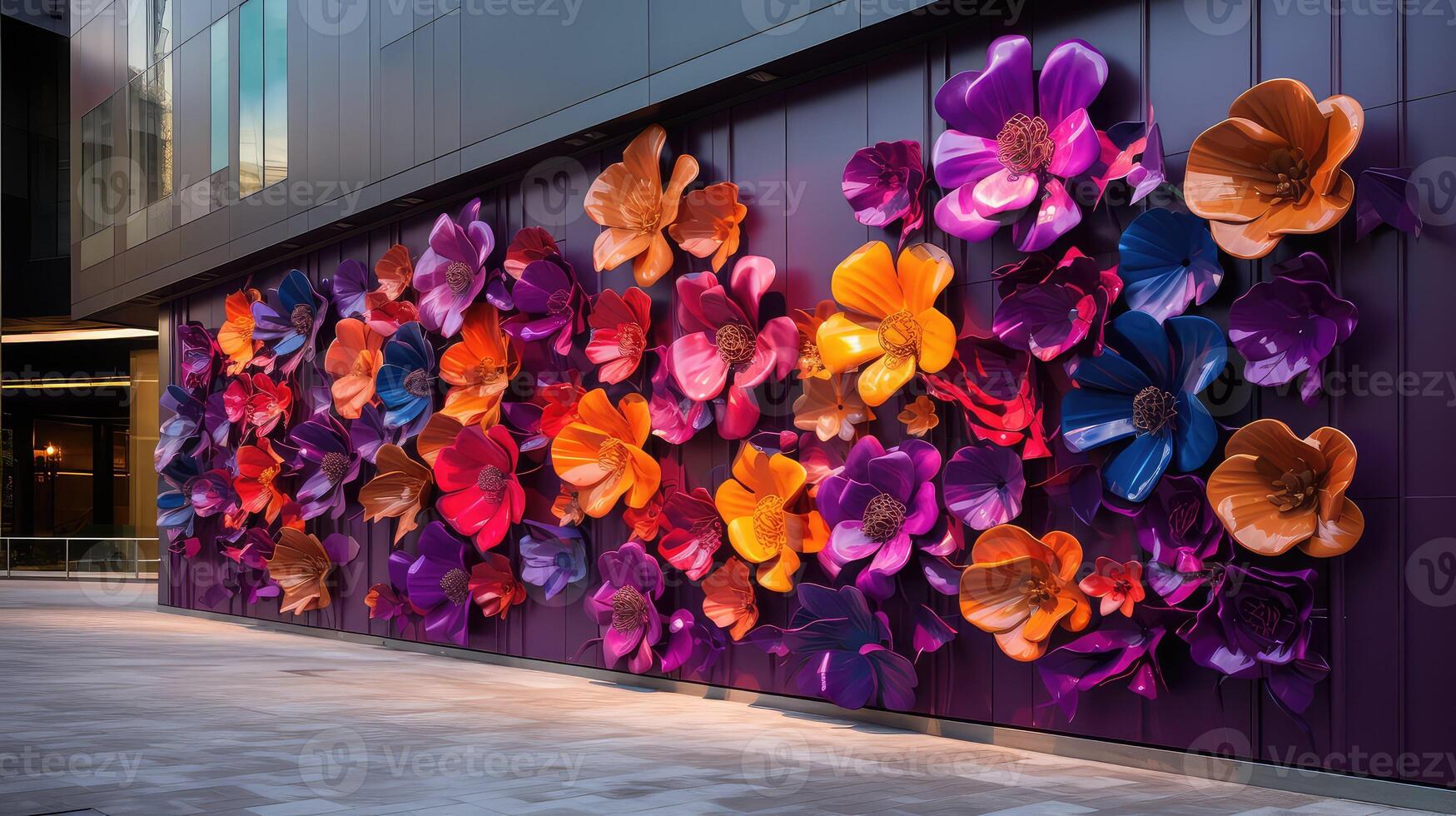 floral flower wall photo