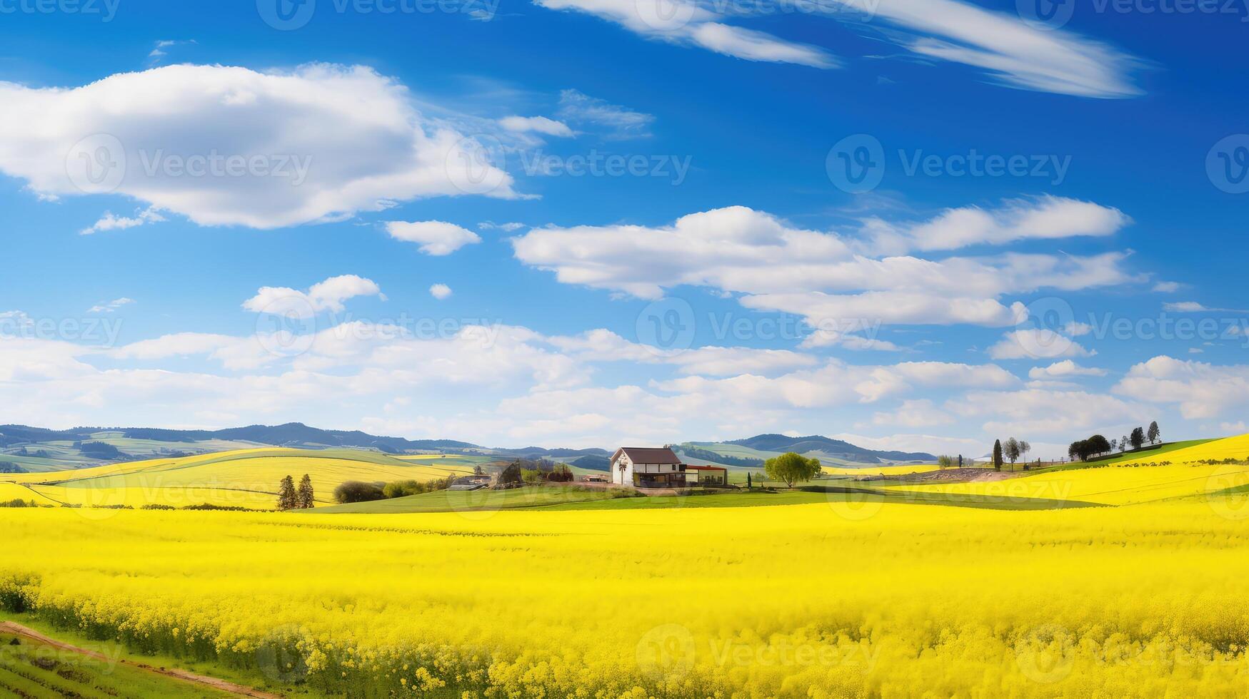 hills spring gold photo