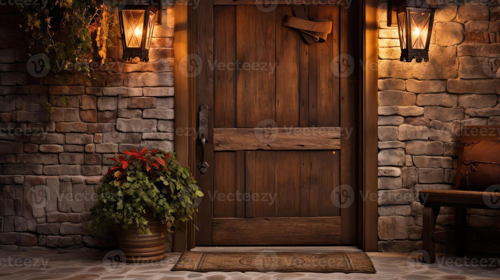 reclaimed interior front door photo