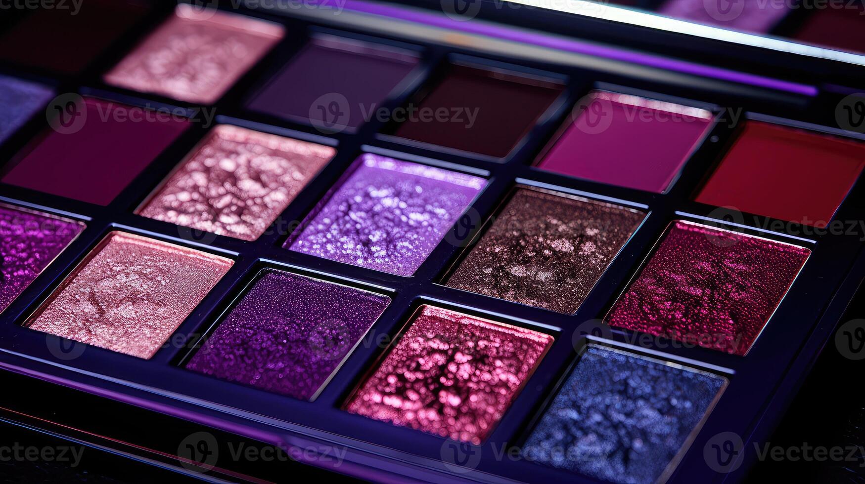 palette dark purple glitter photo