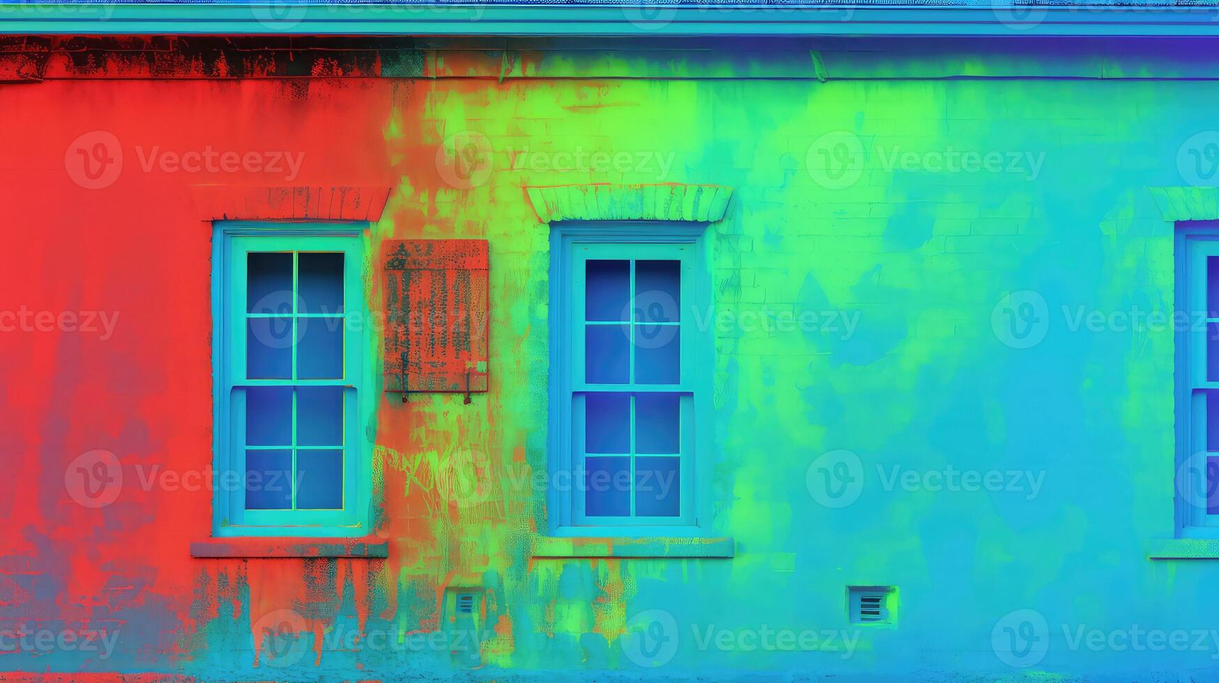 wall thermal image house photo
