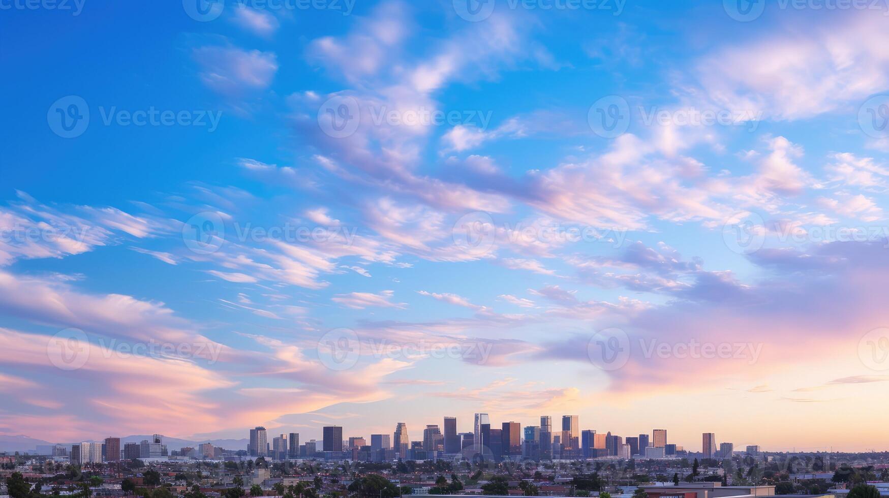 urban blue sky white cloud photo