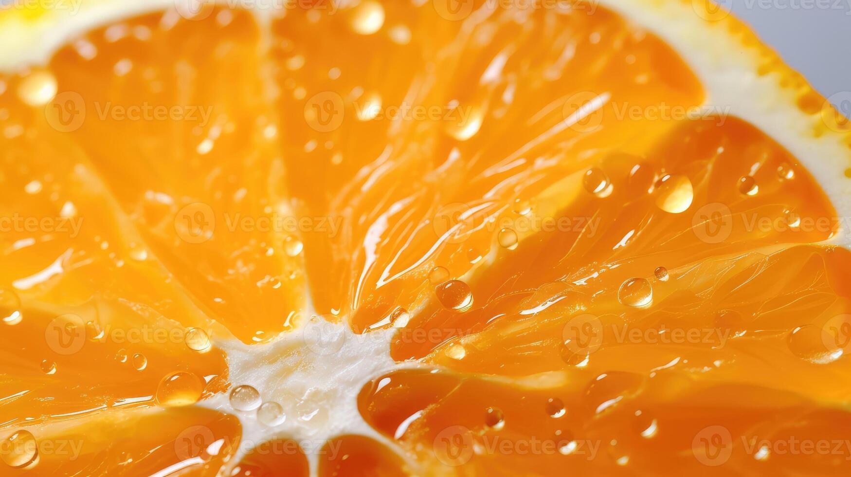 close orange slice isolated photo