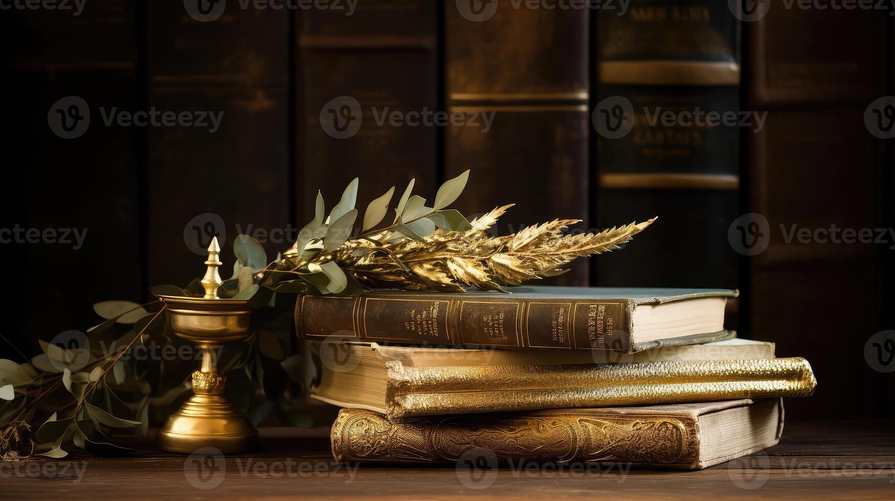 artistic gold laurel photo