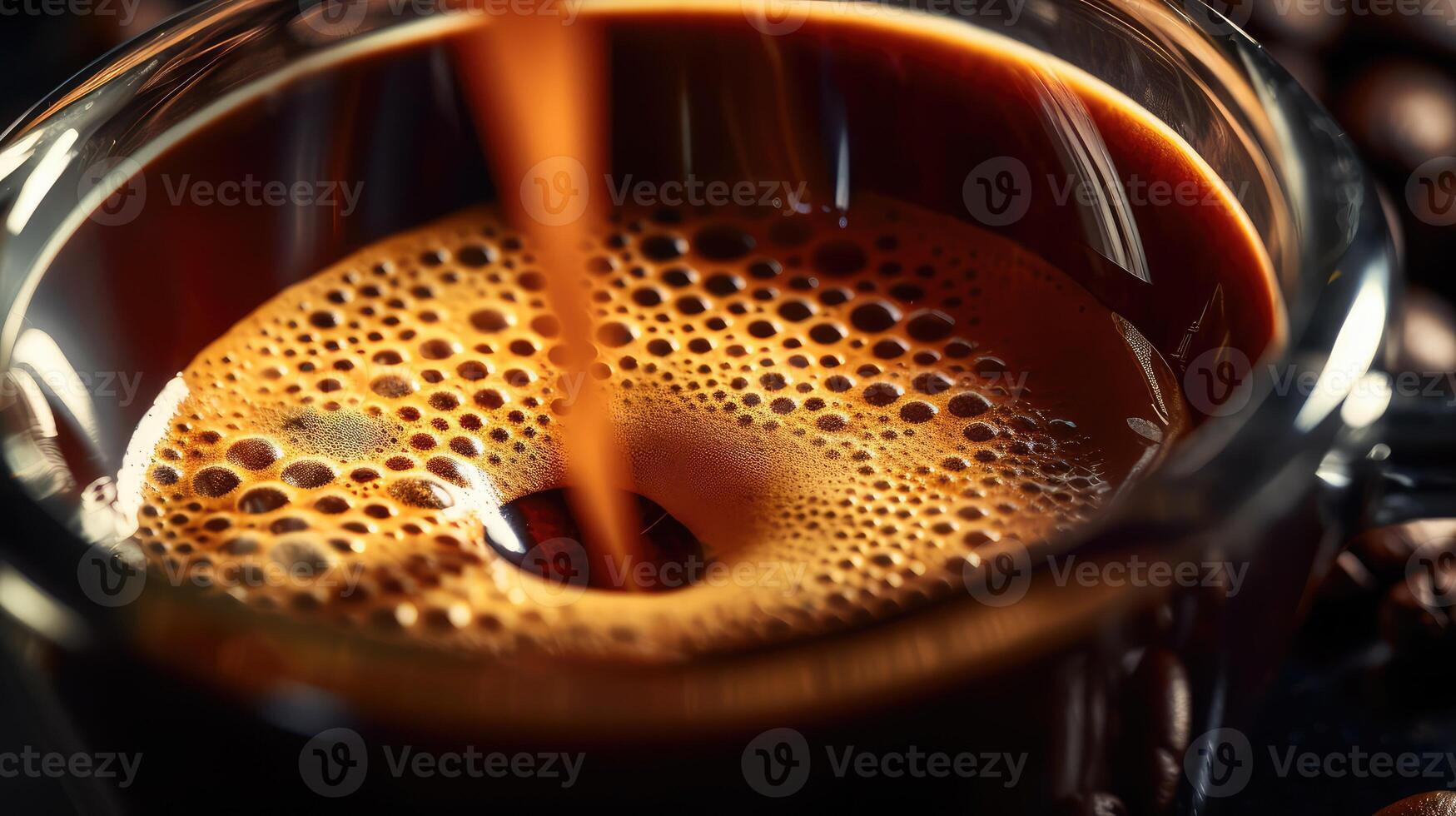 brewed coffee up close photo