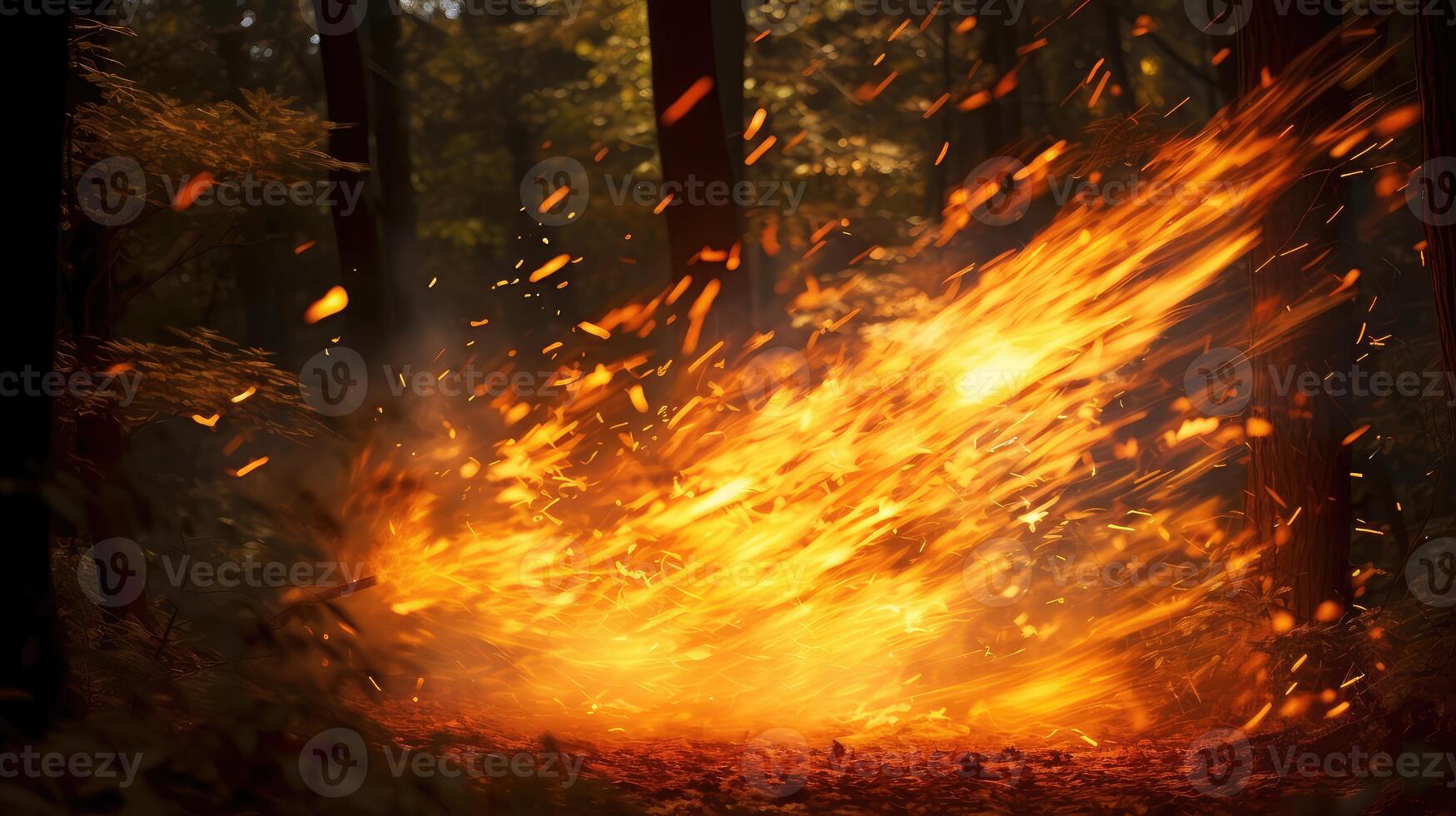 flames fire burst photo