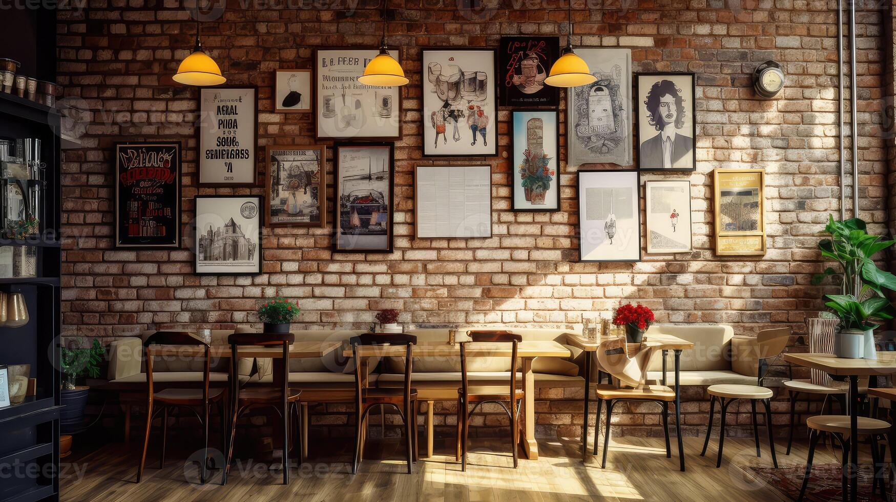 nostalgic brick wall painted white photo