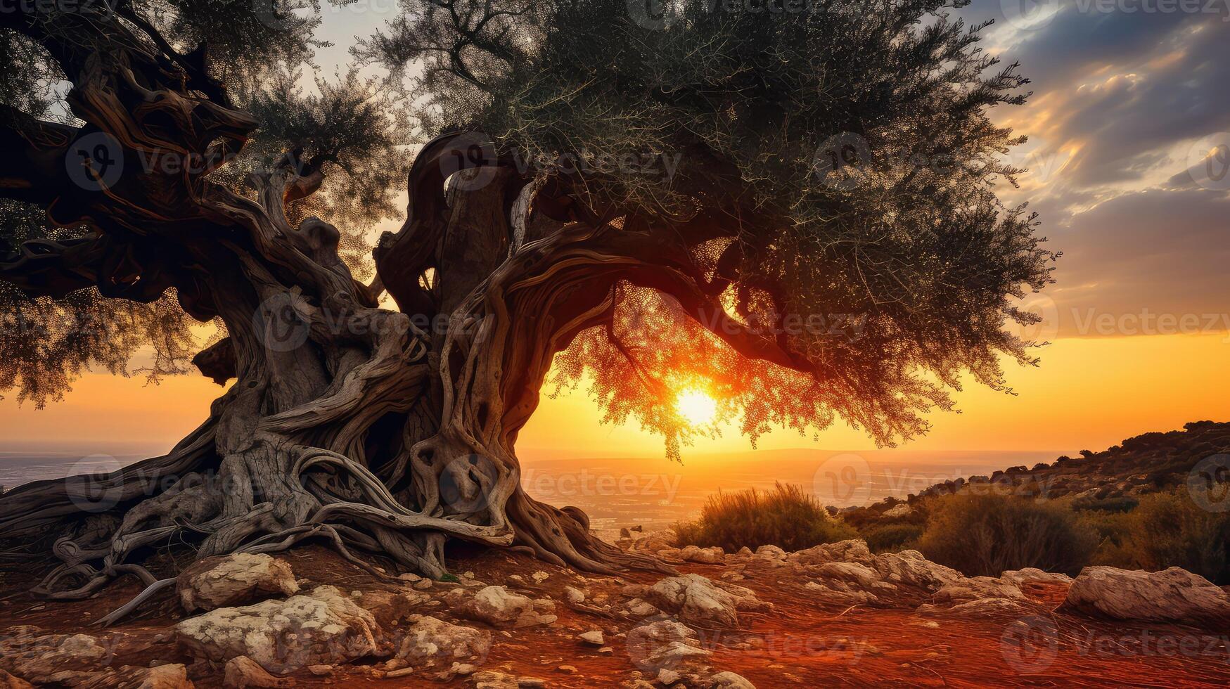 branches ancient tree photo
