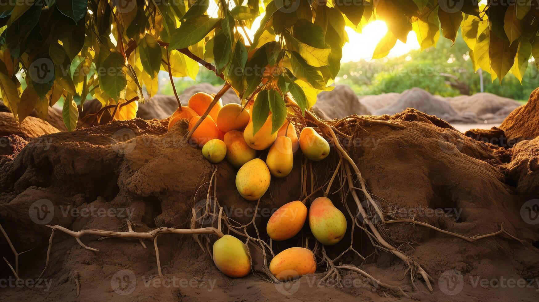 abundance tree roots fruit photo