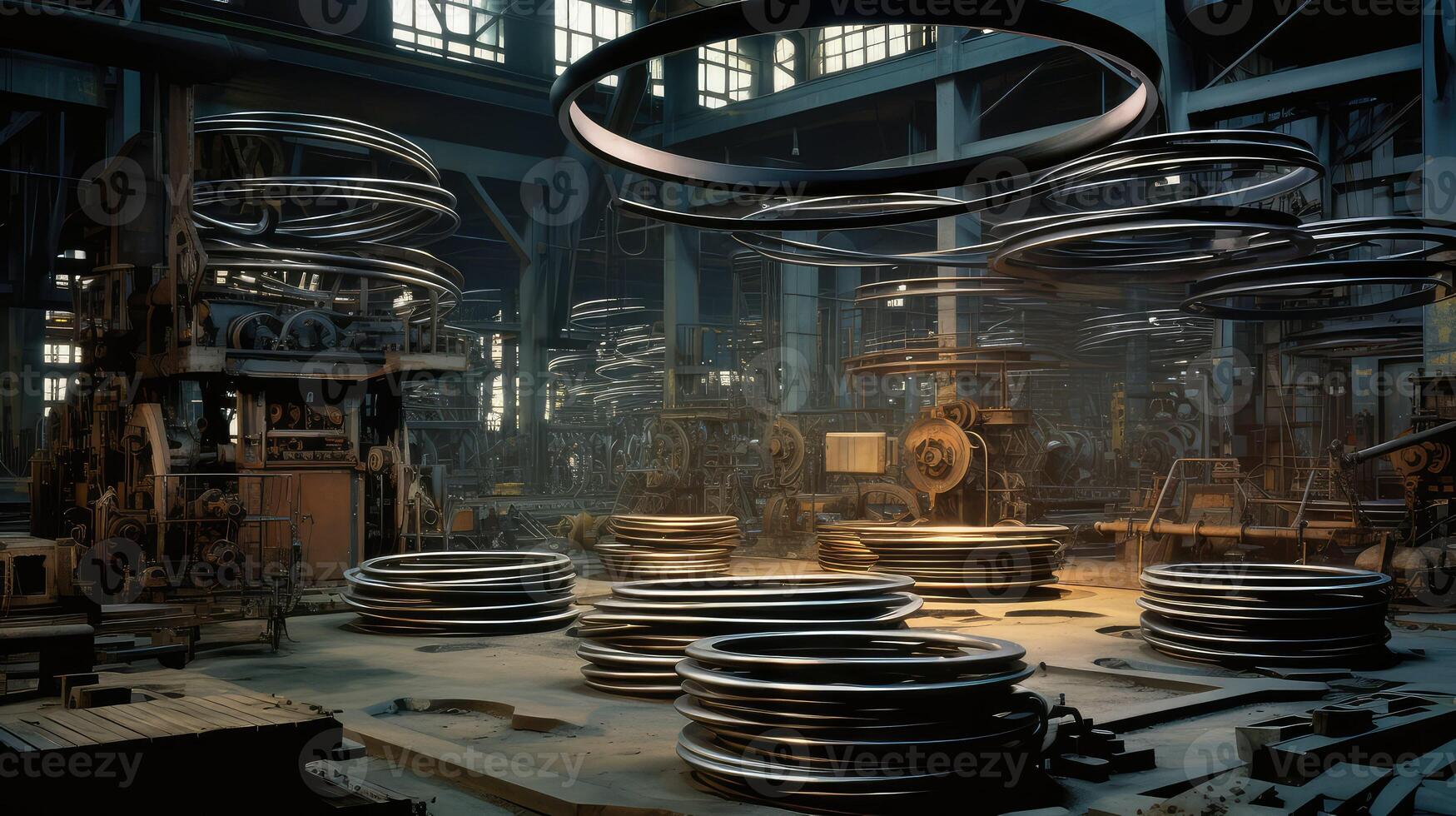 production steel spring photo