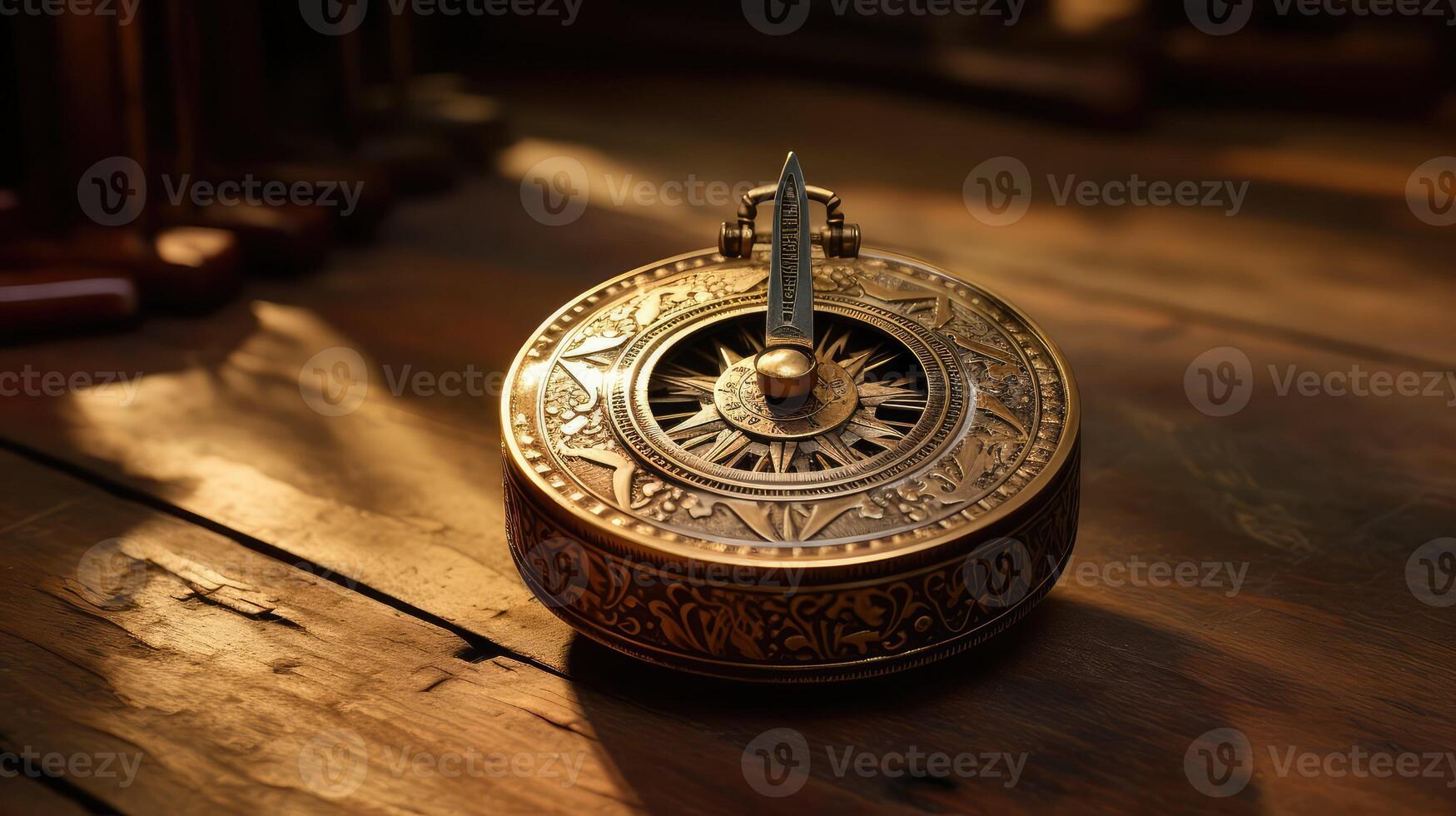 brass antique sun photo