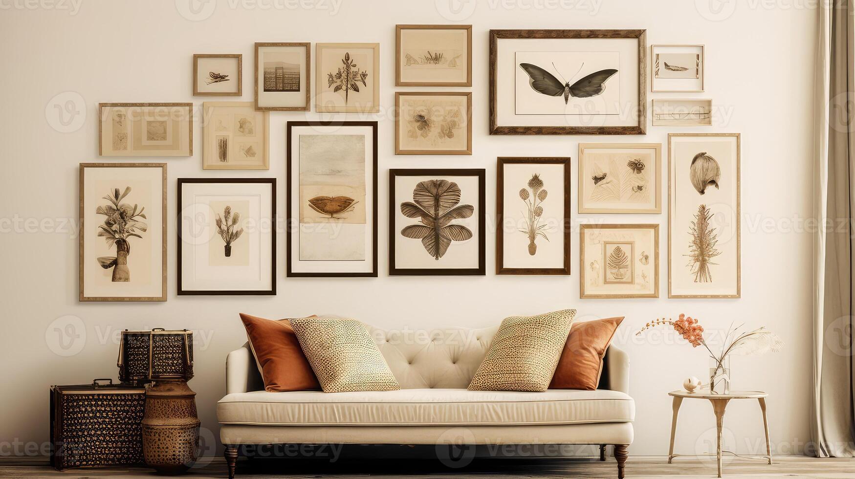 gallery square frame on wall photo