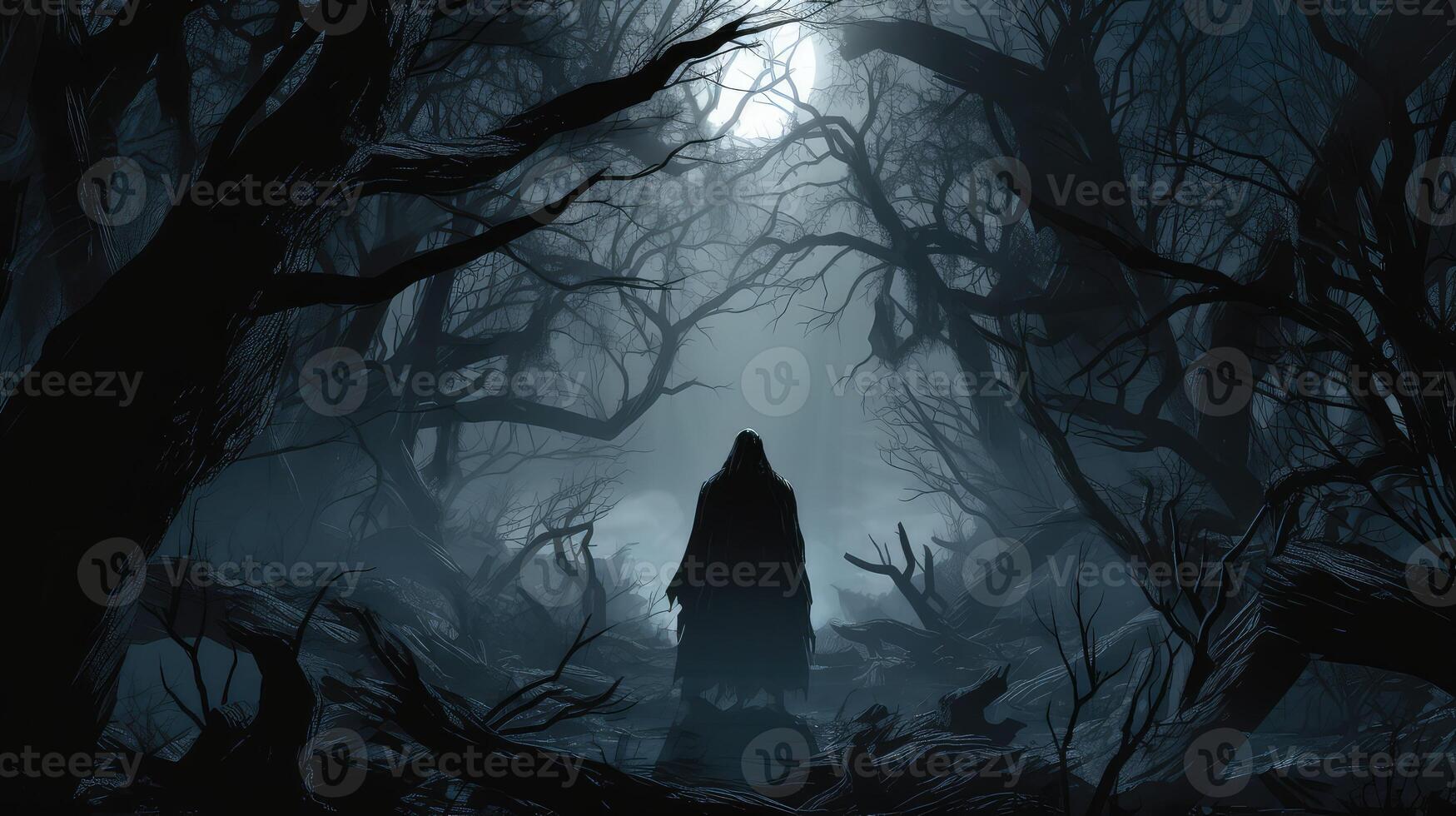 eerie horror comic book photo