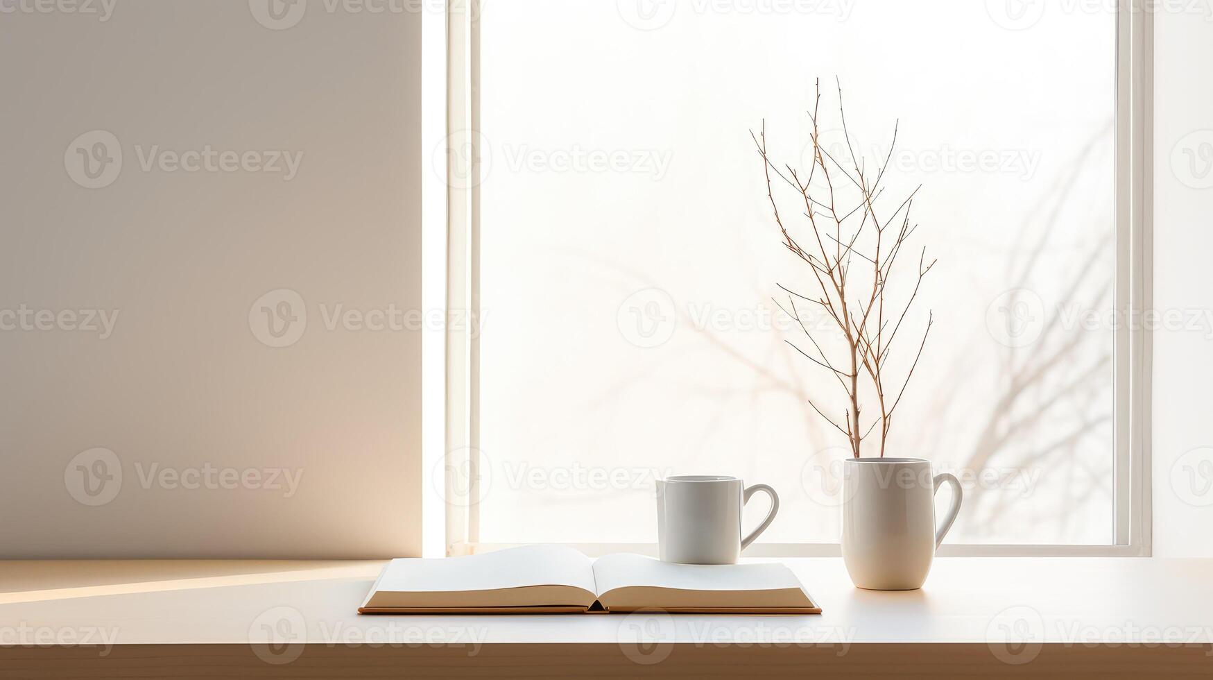 wooden tea book photo