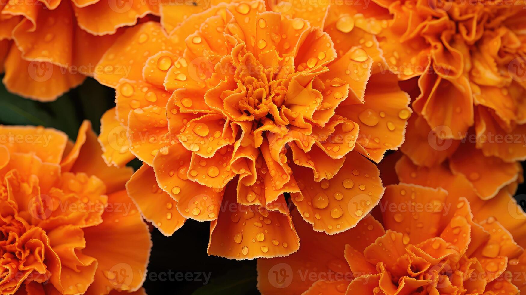 close may flowers orange photo