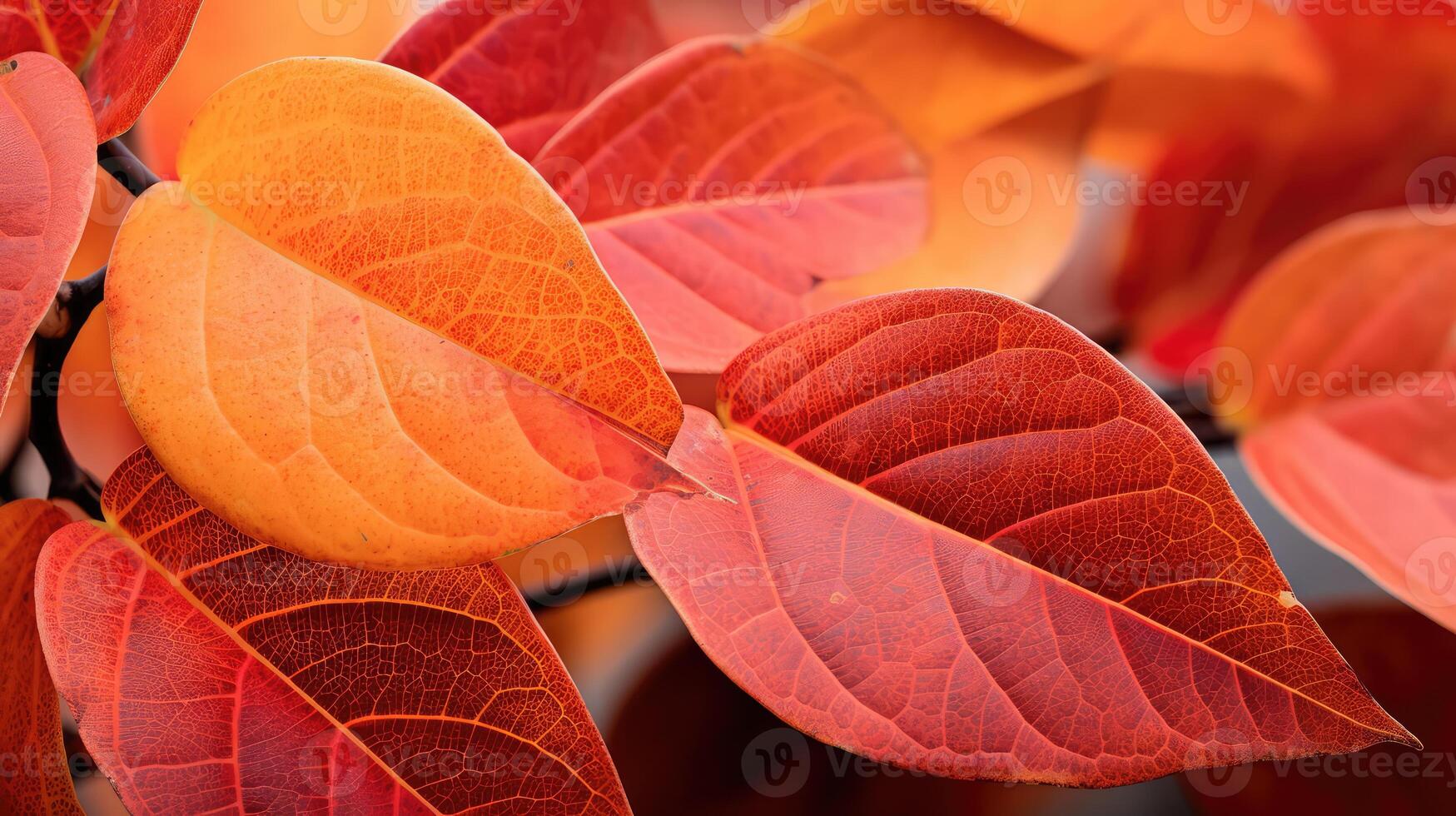 vibrant colorful fall leaves photo