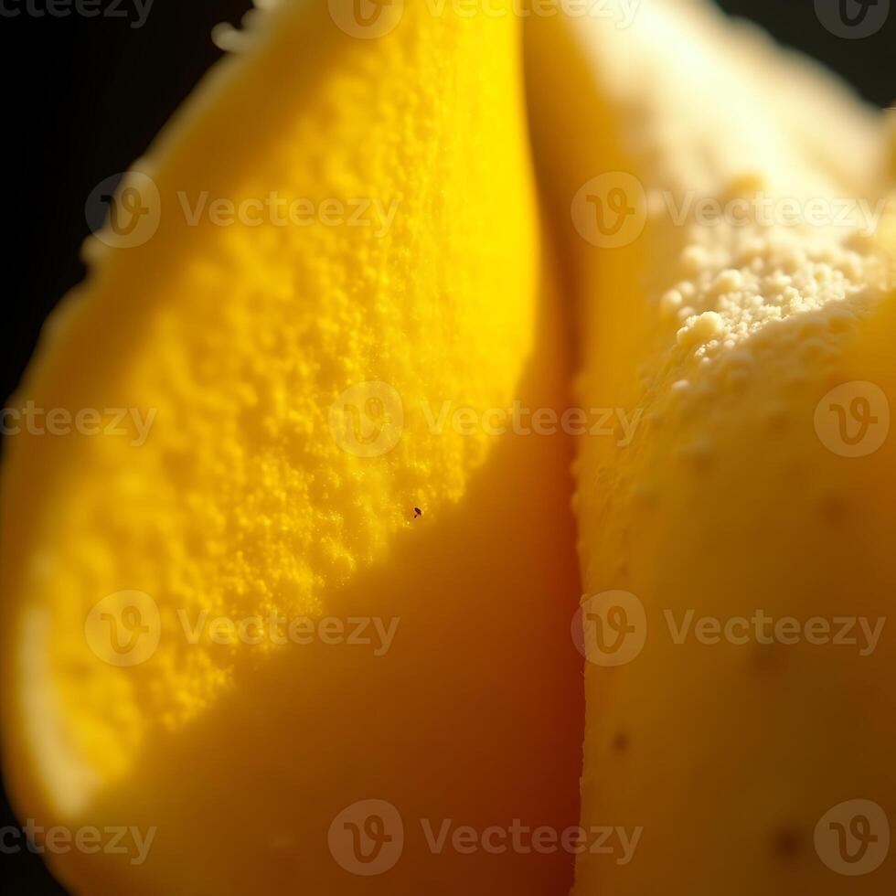 Close Up of a Yellow Vegetable with Textured Skin photo
