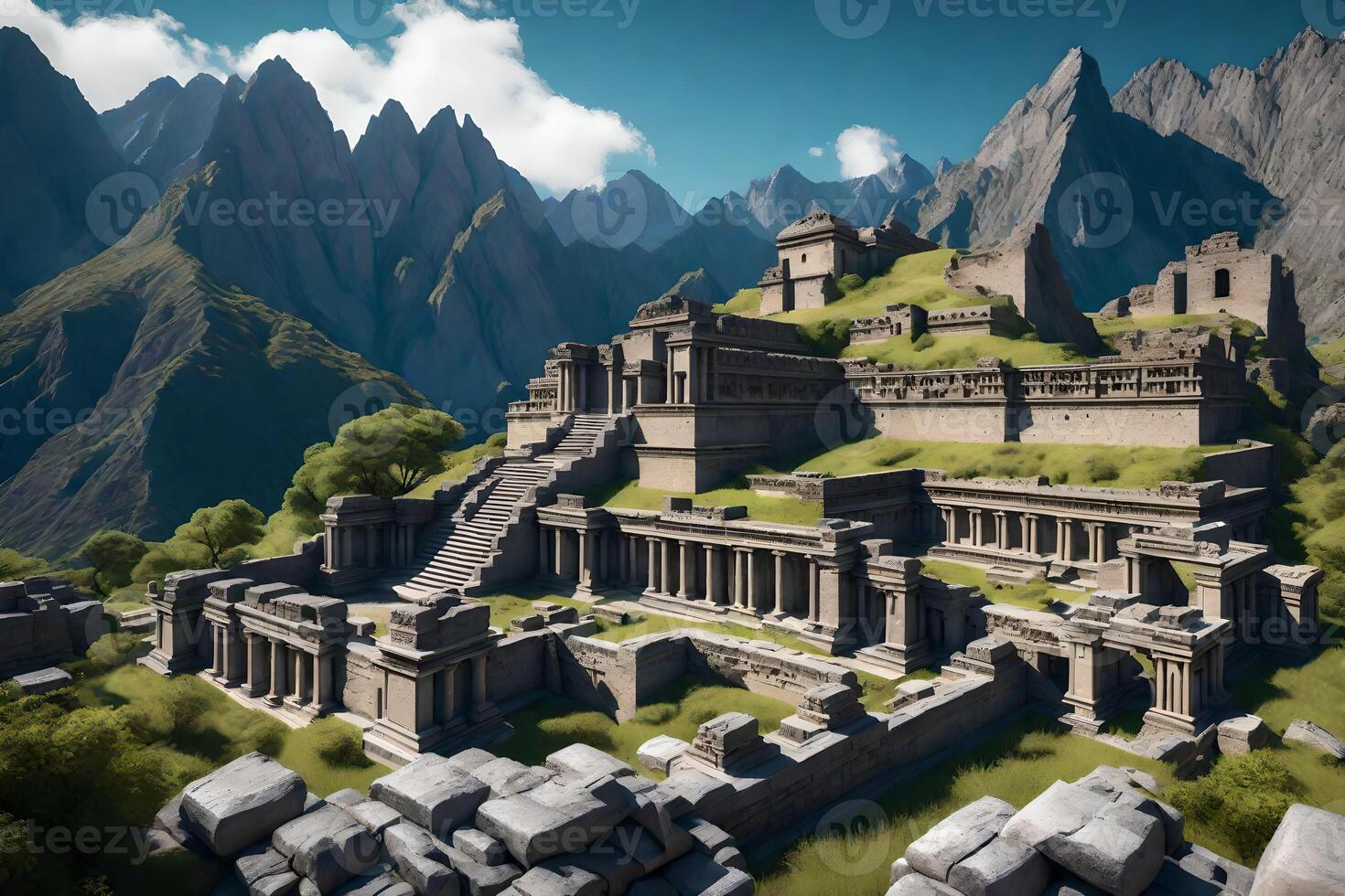 The ancient city of peru in the game photo