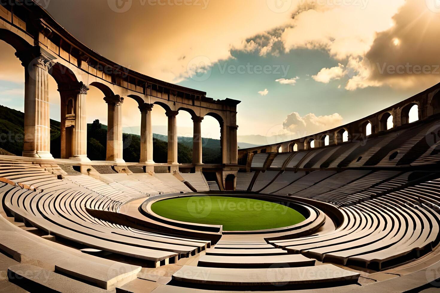 Theatre of the dead, rome, italy photo