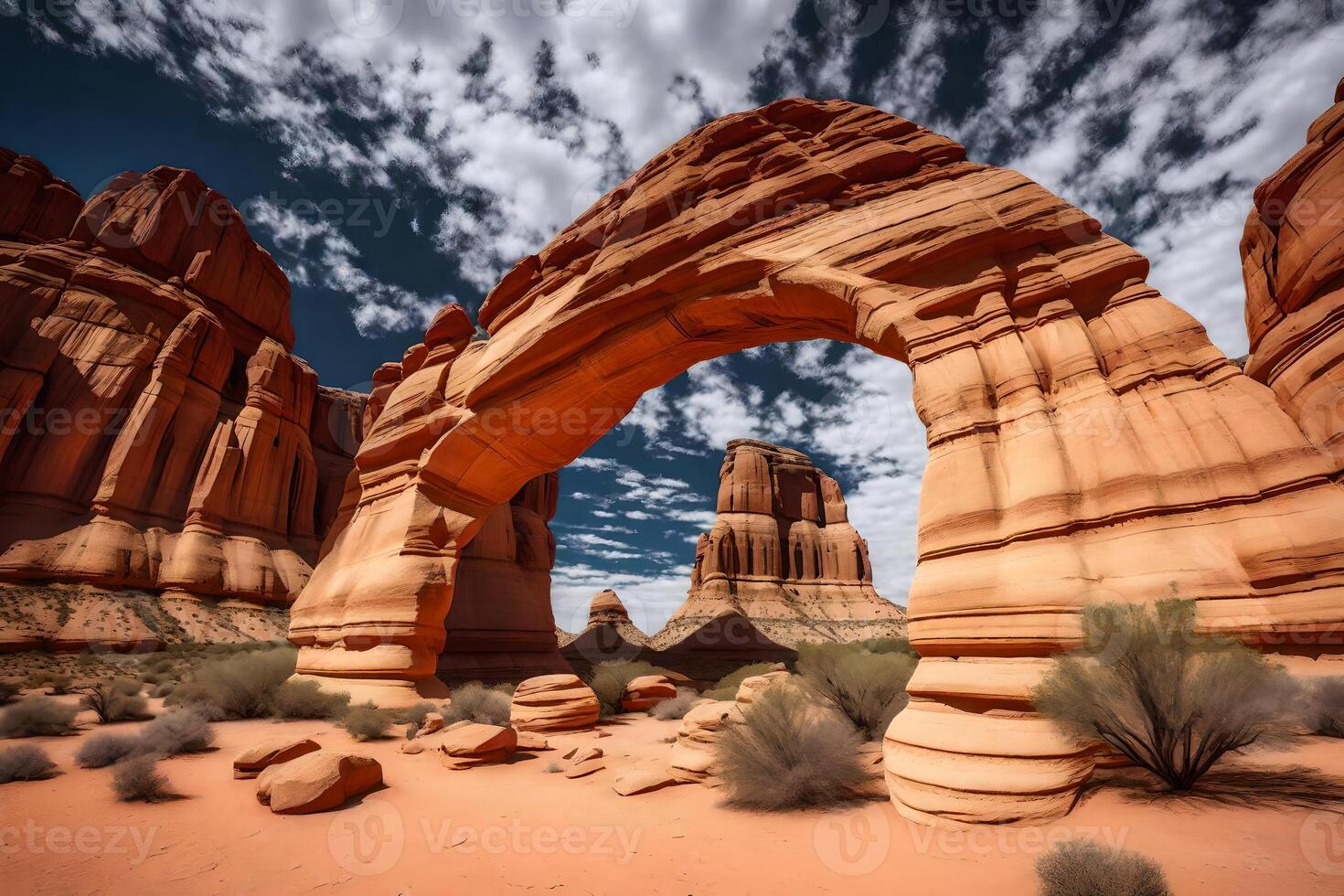 The arch in arches national park photo